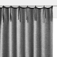 Штора С завязками и плетеным эффектом Pirjo 180 x 135 см серый LA REDOUTE INTERIEURS  фото, kupilegko.ru